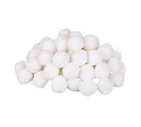 Balles d'écume de Piscine - Boules filtrantes Blanches | Aimants de Piscine Haute capacité, sphères en Fibre d'aspiration d'huile, balles puissantes en Laine pour, Outils d'entretien de
