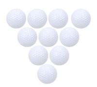 Balles D'entraînement de à Double Couche, 10 Pièces, Balles D'entraînement Souples et Durables pour la Maison et la Salle de Sport, en Caoutchouc Synthétique