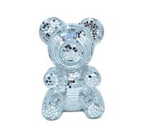 Balles disco miroir en forme d'ours, boules disco créatives en forme d'ours en peluche, boule disco amusante pour grandes décorations de fête, design de fête DJ