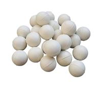 Balles en caoutchouc for tamis, 1 à 300 pièces, boule rebondissante en caoutchouc solide blanc for le nettoyage de l'écran de tamis 10 15 18 20 22 25 28 30 35-50mm(10mm,80Pcs)