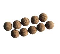 Balles en liège pour baby-foot de vidaXL, Football, 10 pièces, 36 mm, Marron