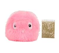 Balles en peluche pour chat - Jouet de chasse en peluche avec son d'animal réaliste et herbe à chat pour l'exercice du chat - Jouet interactif à pompon pour chaton - Pour (Peluche rose (chant des