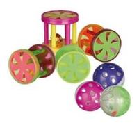 60 Balles Et Rouleaux Avec Cloche - Ø 4,5 Cm
