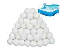 Balles Filtrantes,Boule Filtrante pour Piscine,Média Filtrant pour Piscine,réutilisables,200g Boules,pour Pompe À Filtration,Nettoyage Et Filtration D'Étang