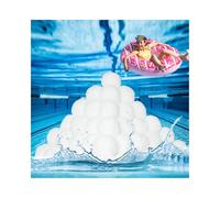 Balles filtrantes de piscine de 3,5 kg pour filtre à sable, balles filtrantes à sable de piscine réutilisables, balles filtrantes efficaces en fibre de piscine, balles filtrantes bleues pour piscine