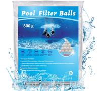 Balles Filtrantes Piscine Skimmer 800g,Balles Filtre Piscine,Remplace 30kg Sable pour Filtre Piscine,Convient à Divers Systèmes De Filtration