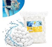 Balles filtrantes pour piscine - 200 g - Pour filtre à sable - Pour piscine - Remplacement pour 5,6 kg de sable filtrant - Convient pour filtre de piscine, système de filtration de piscine,