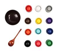 Balles, Gobelets, Jouet de des Couleurs pour Les Tout-Petits - Jeu d'association de Perles éducatives en Bois pour la motricité Fine, Le Développement Cognitif et Le Jeu (#2)