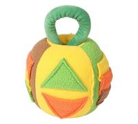 Balles Grinçantes En Peluche Douce - Jeu De Cerveau Pour Chiot 4,72x4,72x7 Pouces, Peluche Durable Marron Et Verte | Outil D'entraînement D'enrichissement En Intérieur Pour Le Soulagement De L'ennui,