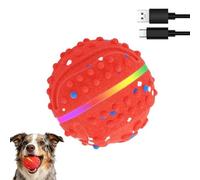 Balles interactives pour chien 3 modes de E-TPU avec lumières, rotation,