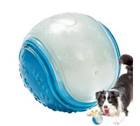 Balles lumineuses dans l'obscurité pour chiens,Jouet Interactif qui Couine en Caoutchouc Stimulant,pour Voyage Dressage Plage Piscine Jardin | Anti-ennui voyage plage parc jardin maison extérieur inté