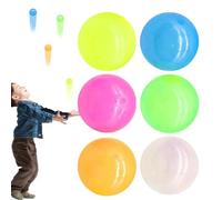 Balles Lumineux, Balls Lumineuses pour Plafond, 6 Balles Lumineux Lumineuses pour Plafond, Balls Anti-Stress Super Adhésives pour Décorations De Festivals Enfant Adultes
