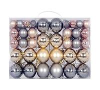 Balles Multicolores Anti-bris, Boules décoratives, 100 pièces, Multicolores, de Tailles variées(E)