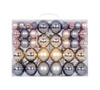 Balles Multicolores Anti-bris, Boules décoratives, 100 pièces, Multicolores, de Tailles variées, en Plastique(E)