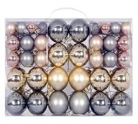 Balles Multicolores Anti-bris, Boules décoratives Multicolores de différentes Tailles, 100 pièces(E)