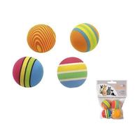 Balles ping pong pour chat décorées 4 diamètre 3.5cm
