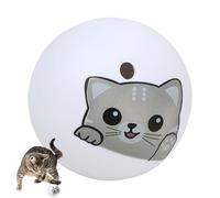 Balles pour chat qui font du son, balle interactive pour chat, jouets amusants pour chaton, jouets d'exercice classiques pour chats d'intérieur