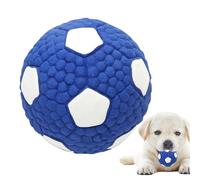 Balles pour Chiens pour Les Mâcheurs Agressifs, Boules De Chien Craquez | Jouets à Mâcher Chiots | Ballon De Football Interactive Rebondissant, Robuste Et Stridulaire,