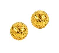 Balles pour massage,2 Boules D'acupression Magnétiques (Or), Boule De Massage Pour Les Mains, Balle De Massage Avec Aiguilles, Boule De Massage ABS