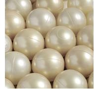 Balles pour Piscine à Balles de Jeu pour Bébé Enfants MISIOO Plastique Colorées 6 cm 200 Boules Doré