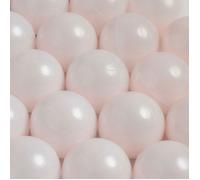 Balles pour Piscine à Balles de Jeu pour Bébé Enfants MISIOO Plastique Colorées 6 cm 200 Boules Rose Clair