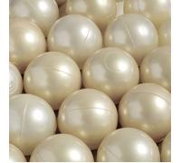 Balles pour Piscine à Balles de Jeu pour Bébé Enfants MISIOO Plastique Colorées 6 cm 500 Boules Doré