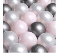 Balles pour Piscine à Balles de Jeu pour Bébé Enfants MISIOO Plastique Colorées 6 cm 600 Boules: Rose/Argent/Blanc Perle