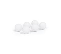 Beer Pong professionnel Balles - Balles de tennis de table (Lot de 6), Weiß