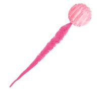 Balles Rebondissantes avec Ver Textile - Jouet D’Animation Féline, Sphères Souples | Accessoire De Jeu Qui Imite Le Mouvement D’Une Proie, Encourage L’Exercice Quotidien, Favorise La Coordination