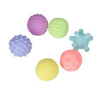 Balles Sensorielles, Ensemble de Balles Multiples Texturées Multicolores élastiques Ensembles Cadeaux de Balles Molles Jouets Montessori pour Bébés (Couleur chaude) Balle Sensorielle