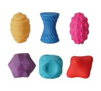 Balles sensorielles pour bébés : 6 pièces de jouets pour bébés texturés, sûrs et favorisent la stimulation tactile, le développement cognitif et la coordination mains- | Apprentissage