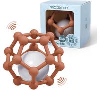 Balles Sensorielles Pour Bébés Et Tout-Petits À Saisir Et À Mâcher,Jouets Genball Sensoriels Pour Nouveau-Nés Cadeaux Pour Enfants Pour L'éducation De La Petite Enfance (Cloche Orange)