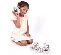 Set De 7 Balles Sonores Réfléchissantes Et Sensorielles Argent - Tickit