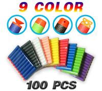 Balles Souples En Mousse Pour Nerf N-Strike Elite Series, 100 Pièces, Tête Creuse De 7.2cm, Recharge Universelle, Blaster Hongc