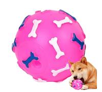 Balles Squeaky pour Chien | Jouet de Dentition pour Chiot avec Motif Os,Jouets de Mastication pour Petits Chiens - Pour Dresseurs Amis Des Animaux Appartement Salon Bureau Maison Plage Parc Jardin