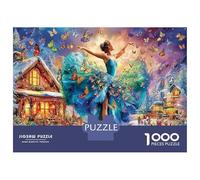 Ballet au Pays des Merveilles 1000 Pièces PuzzleBallerina Village pour Adultes Jeu D'Intelligence Premium avec Défis Paysagedes QuatreSaisons 38x26cm/1000pcs