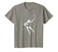 Ballet Ballerine l'art De La Danse Cadeau Danseur T-Shirt, Enfant, Ardoise, 4 Ans