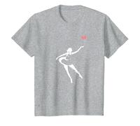 Ballet Ballerine l'art De La Danse Cadeau Danseur T-Shirt, Enfant, Gris Chiné, 2 Ans