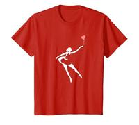Ballet Ballerine l'art De La Danse Cadeau Danseur T-Shirt, Enfant, Rouge, 10 Ans