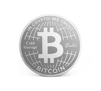 Ballet Bitcoin Cold Storage - Portefeuille matériel inhackable en acier inoxydable - Bitcoin Coin (lot de 2)