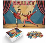Ballet Dancers Puzzle 1000 Pièces, Cadeau De Fin D'année, 1000pcs (70x50cm) | Pour les soirées froides à la maison : ce puzzle adulte 1000 pièces offre une activité classique pour Noël.