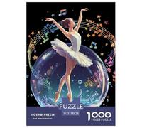 Ballet Danse 1000 Pièces Puzzle Jeu Éducatif Créatif féminine Jigsaw Puzzle Défi Couleur pour Cadeaux De Voyage, Présent 38x26cm/1000pcs