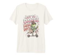 Ballet en Trottinette Off to Dance Mom Duty Frog T-Shirt Haut de Gamme
