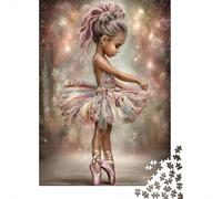 Ballet Girl Fantasy 1000Pc Jigsaw Puzzle for Adults Little Ballerina in Tutu Impossible Hard Difficult & Educational Decompression 38x26cm 1000pcs