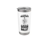 Ballet Grand-mère Première danseuse École de danse Gobelet isotherme en acier inoxydable double paroi