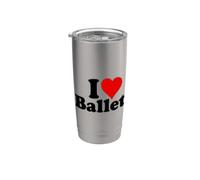 BALLET I LOVE HEART Gobelet isotherme en acier inoxydable double paroi