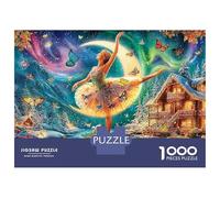 Ballet Puzzle 1000 Pièces Danseur dans Cosmic Cottage Puzzle Décoratif À Découpe Précise, Jeu Relaxant Et Challenge pour Adultes Et Enfants 52x38cm/1000pcs