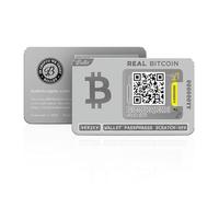 Ballet REAL Bitcoin - Carte Cold Storage non électronique | Sans Seed Phrase ni Batterie | Chiffrement BIP38 sur Acier Inoxydable | 1 000+ Cryptos et NFTs