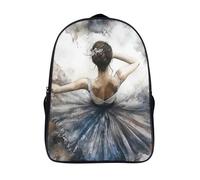 ballet sac à dos campus unique cool cartables scolaires vue de dos de l'acteur sac à dos 3d imprimé 2 compartiment-16,12 ans et plus garçon filles pour l'école les voyages les affaires
