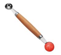 Balleur à pastèque Scoop - Double balle à - Poignée antidérapante - Pelle à glace à double tête - Poignée anti-glissement - Cuillère à glace - Coupe-pelle pour pastèque